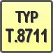 Piktogram - Typ: T.8711